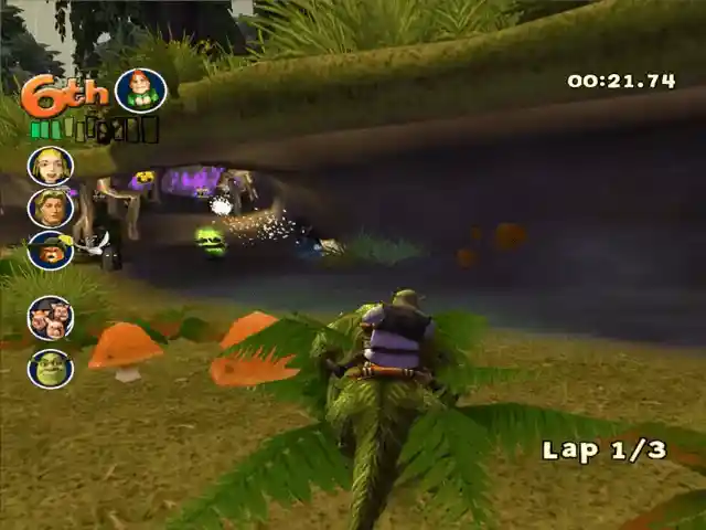 shrek smash n' crash racing